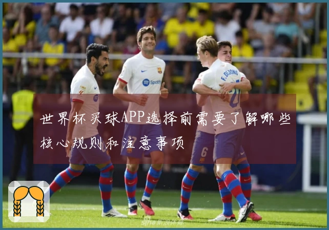 世界杯买球APP选择前需要了解哪些核心规则和注意事项